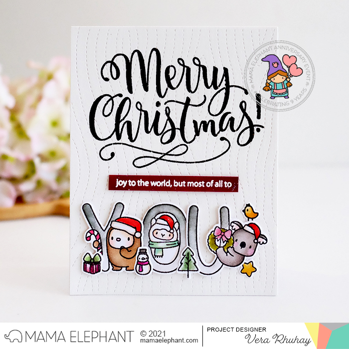  MAMA ELEPHANT-MERRY CHRISTMAS WISHES - 2