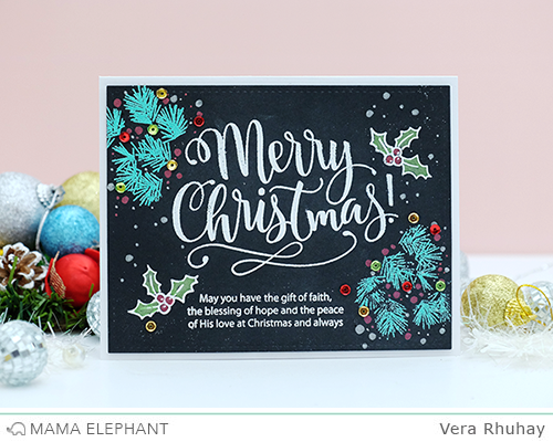  MAMA ELEPHANT-MERRY CHRISTMAS WISHES - 4