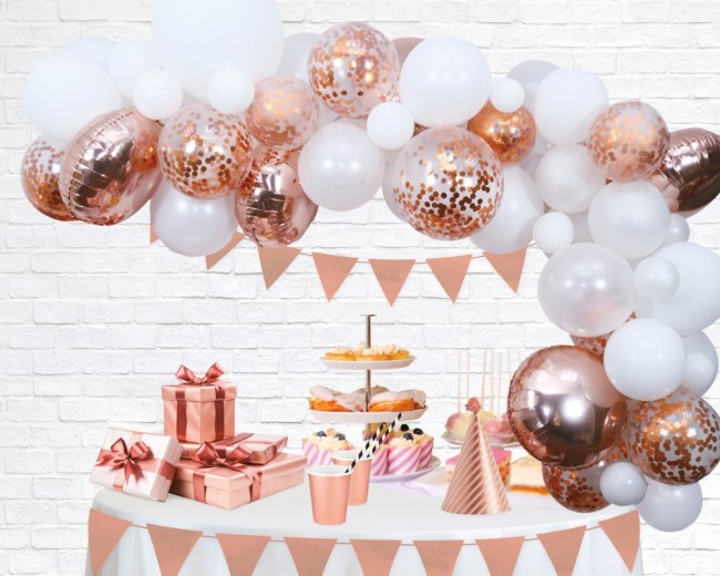Ballongbåge 4 m Roséguld