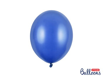Ballonger Blå Metallic 10-pack