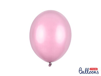Ballonger 27cm Metallic ljusrosa