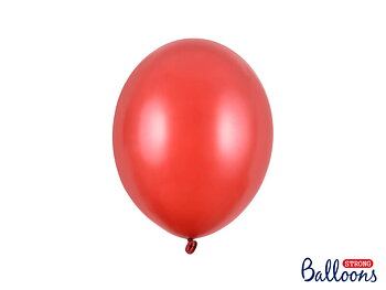 Ballonger Röd metallic  27cm 