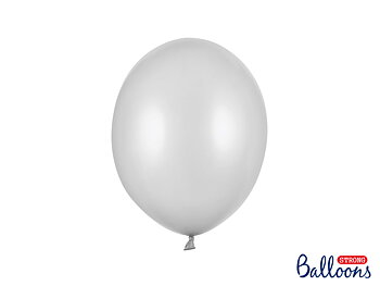 Ballonger Silver metallic 27 cm