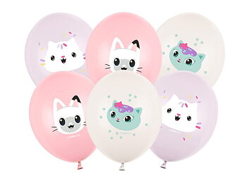 Gabby’s Dollhouse ballonger 30 cm i pastellfärger 6-pack