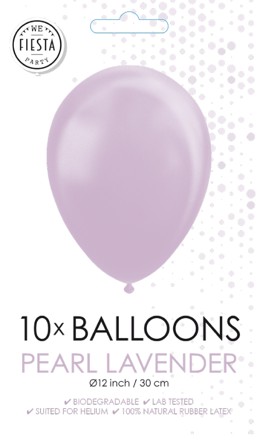 Ballonger Pärlemor lila