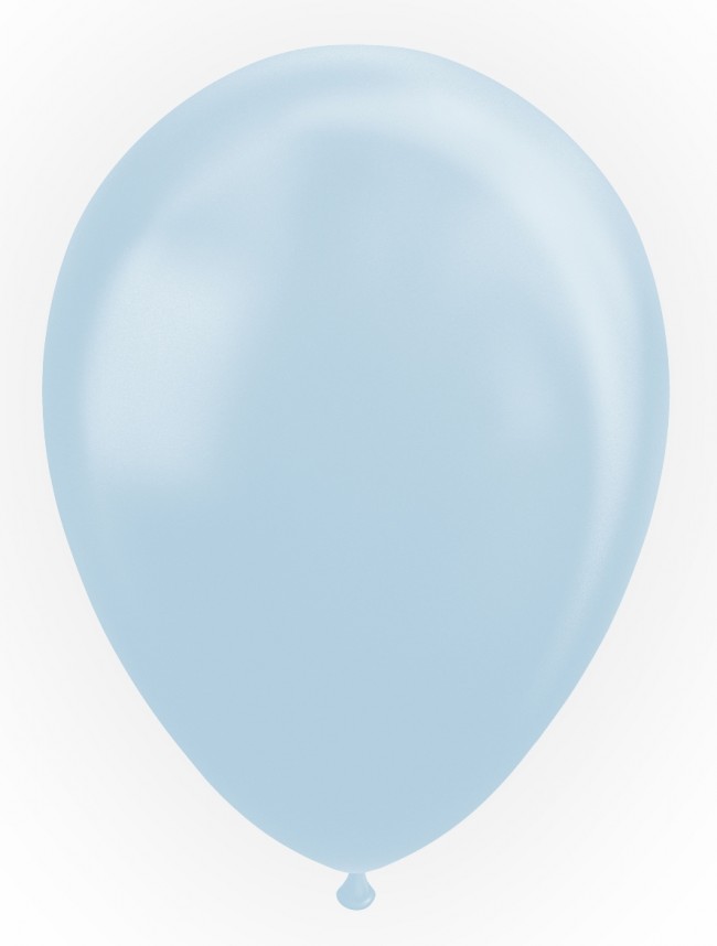 Ballonger 10-pack Pärlemor ljusblå