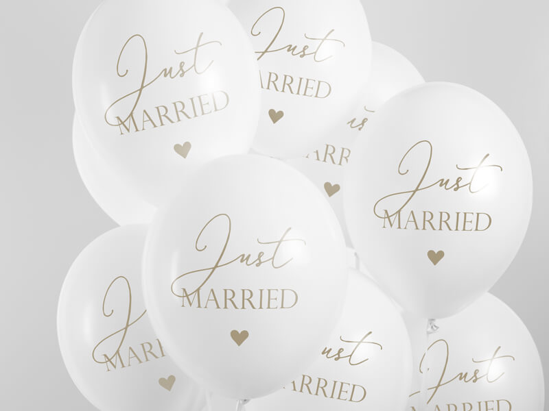 Ballonger 6-pack Just Married  - 2