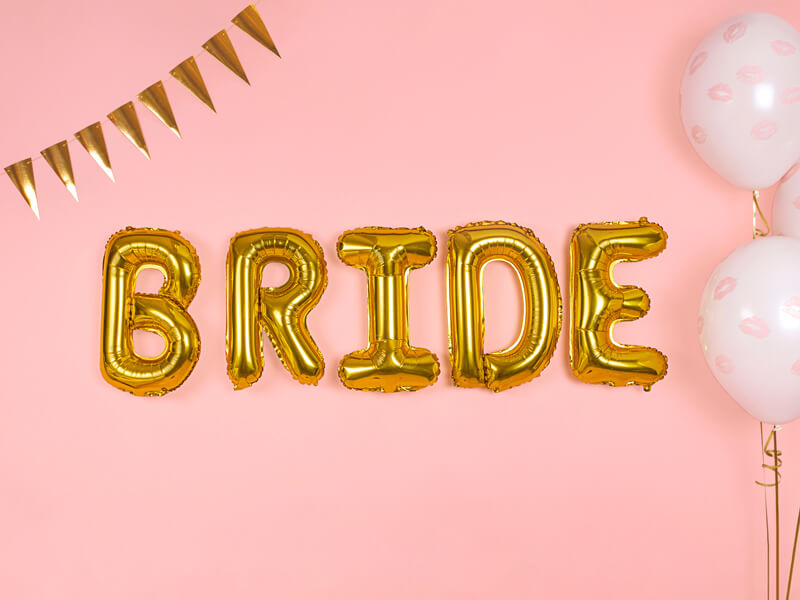 Ballonggirlang BRIDE Guld - 3