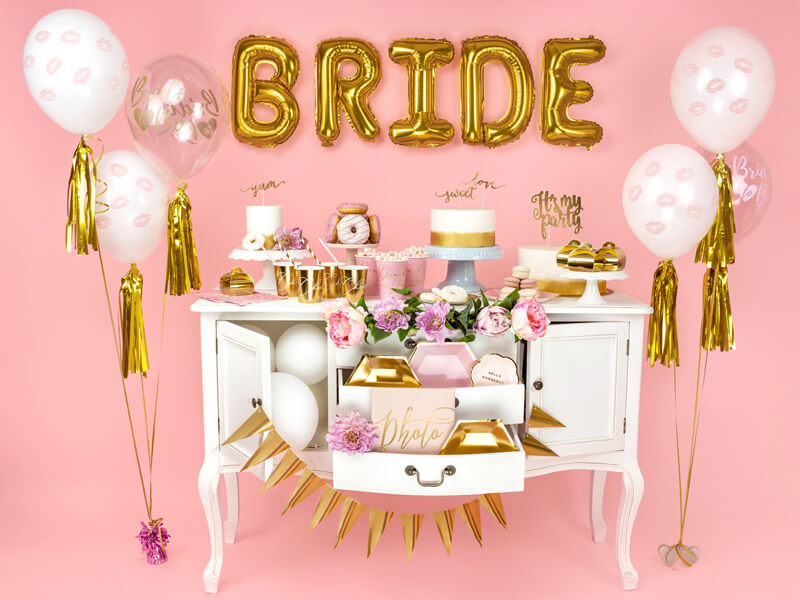 Ballonggirlang BRIDE Guld - 2