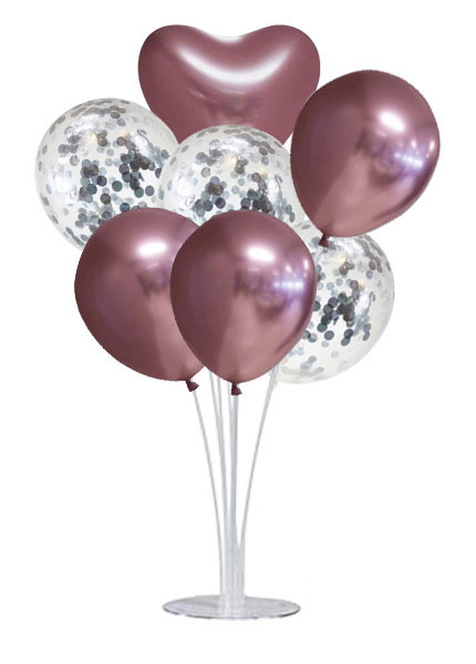 Ballongställ 7 fästen 70 cm - 16