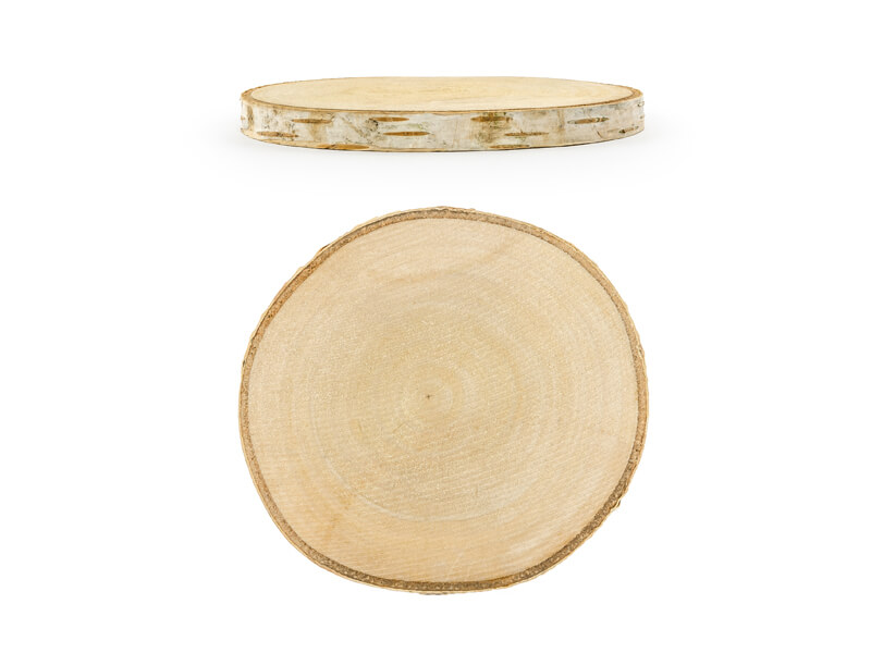Bordsdekorationer Träskiva 10-12 cm - 2