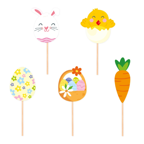 Cake picks Påsk 5-pack