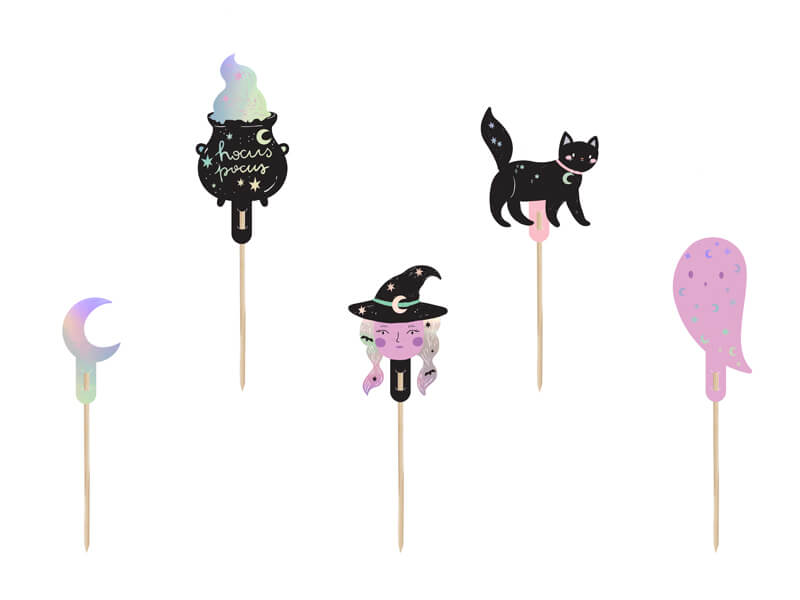 Cupcake toppers Halloween 14 cm