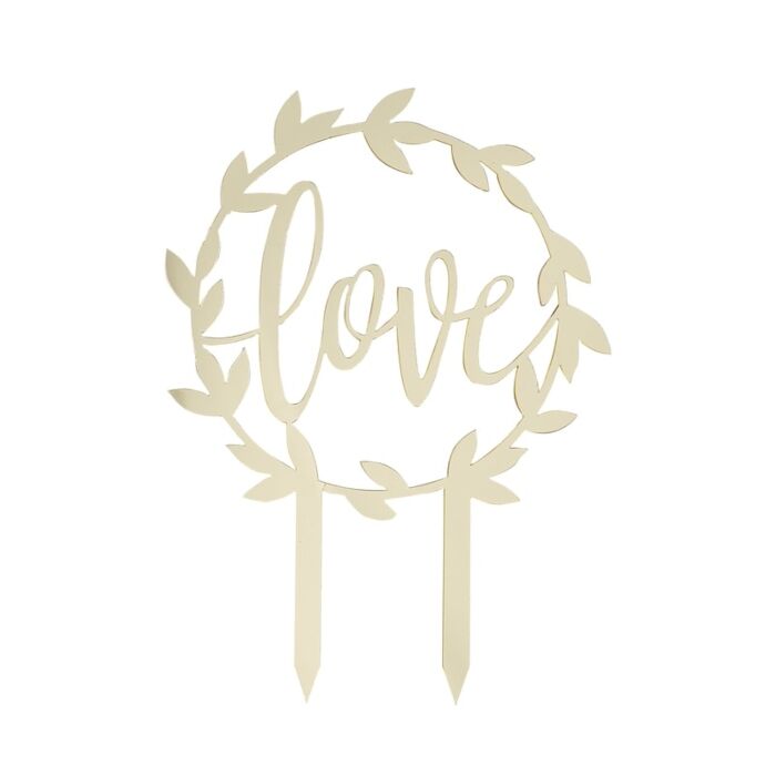 TÅRTDEKORATION | Love | akryl - 2