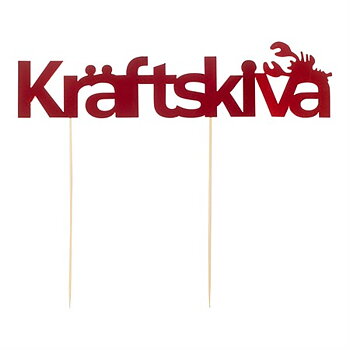 Cake topper Kräftskiva