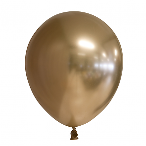 50-pack Krom Ballonger Guld