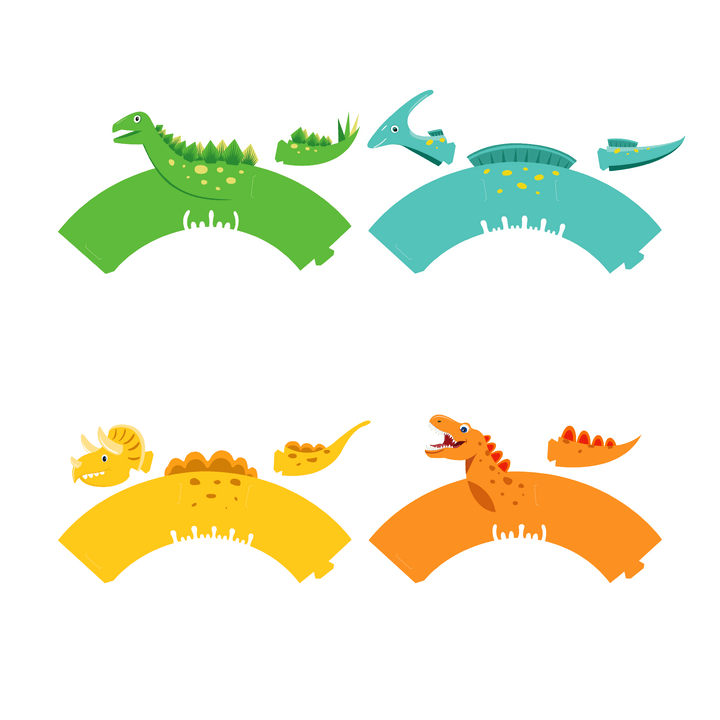 Cupcake wrappers Dinosaurier - 2