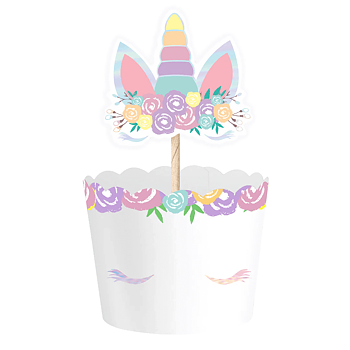 Enhörning Cupcake wrappers 