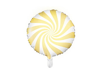 Folieballong  45 cm Gul