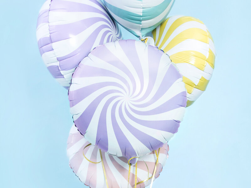 Folieballonger lila Godis 45 cm - 2