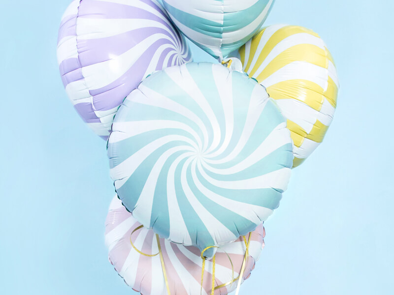 Folieballong 45cm ljusblå - 2