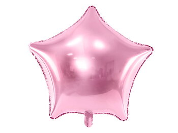 FOLIEBALLONG  | 45cm | ljusrosa | stjärna
