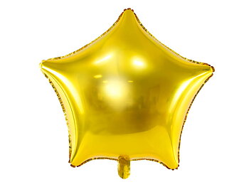 Folieballong Guld Stjärna 48cm 