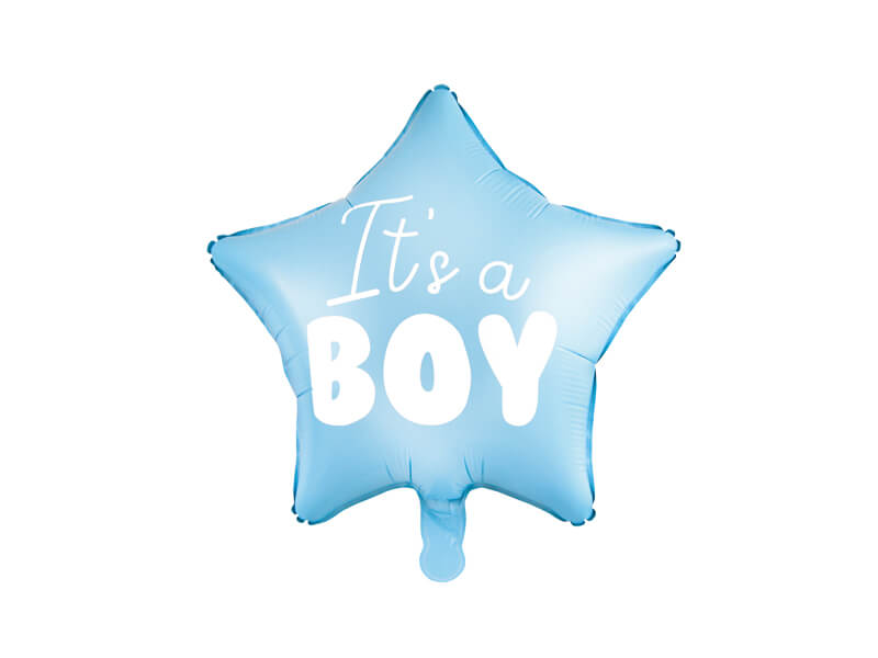 Folieballong Ljusblå It's a boy - 3