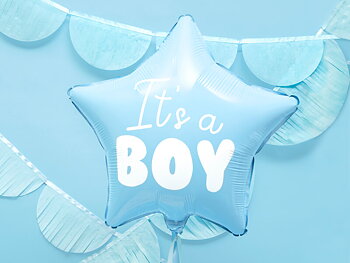 Folieballong Ljusblå It's a boy