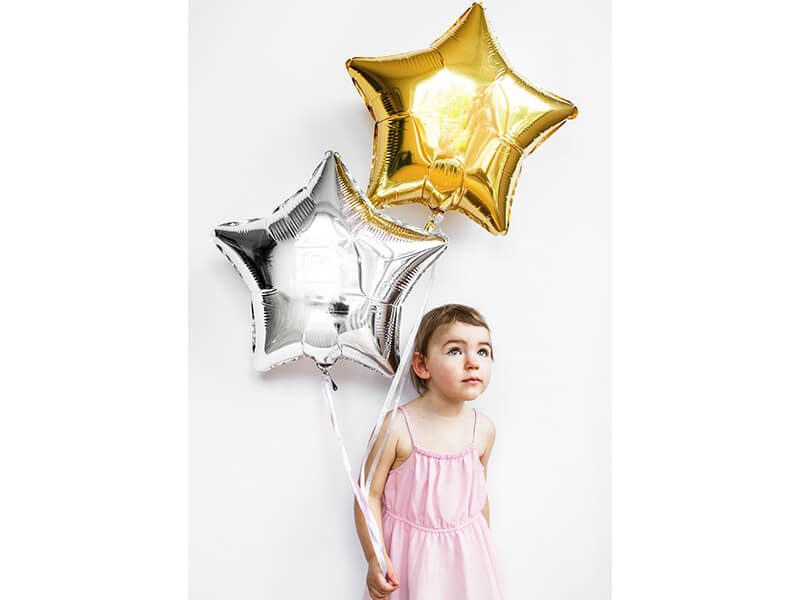 Folieballong 48cm Stjärna Silver - 2