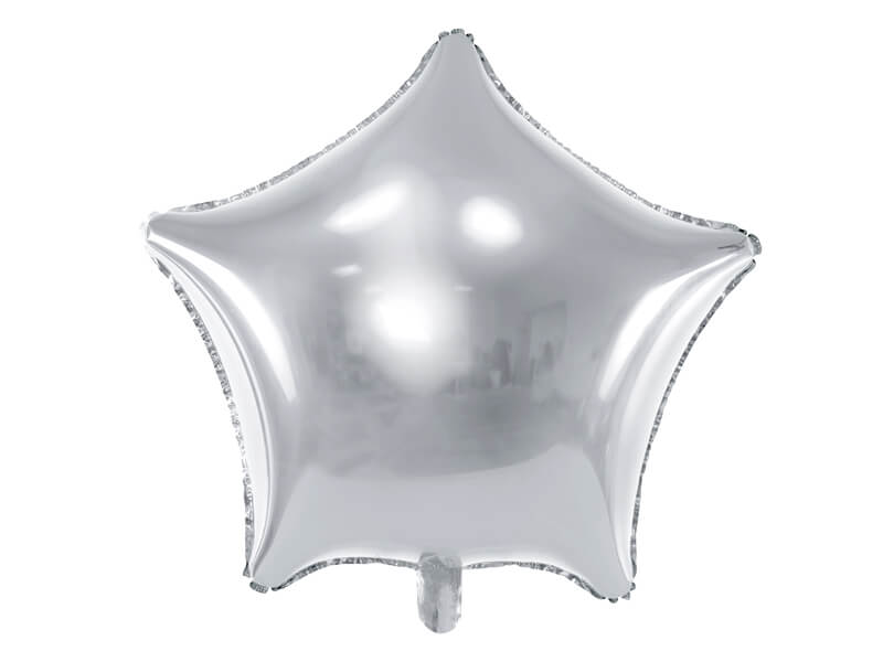 Folieballong 48cm Stjärna Silver