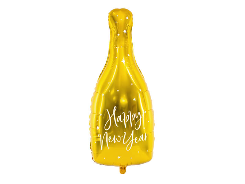 Folieballong Champagneflaska "Happy New Year" - 2