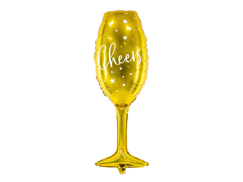 Folieballong Glas "Cheers" - 2