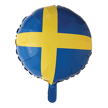 Folieballong Sverige flagga