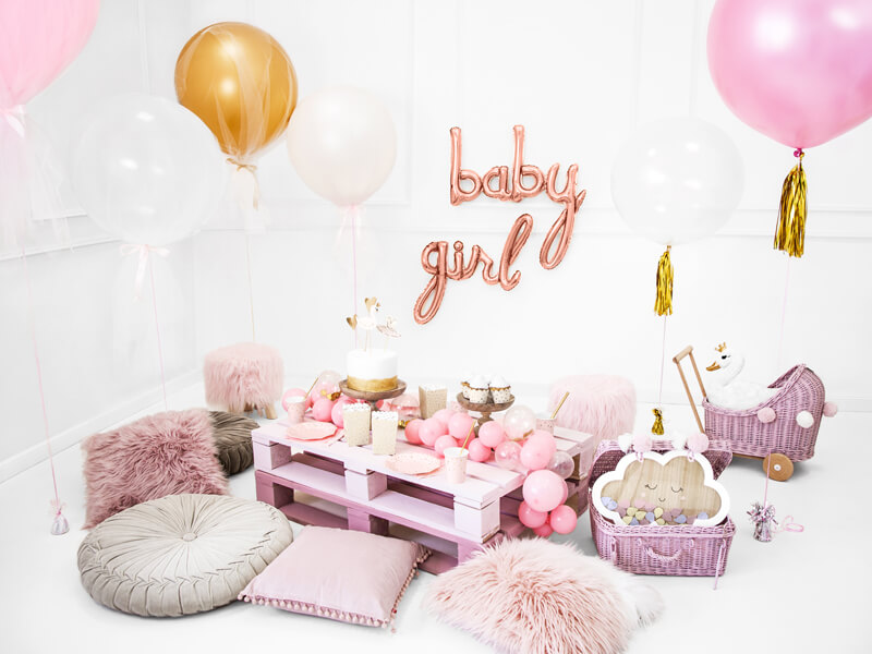 FOLIEBALLONG | 75cm | "Baby" roséguld - 3