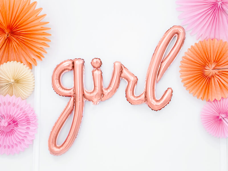 FOLIEBALLONG | 77cm | "girl" roséguld - 2
