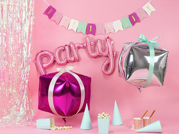 Folieballong party Pastell rosa - 2