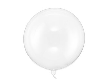 Transparent Orbz ballong 40 cm rund