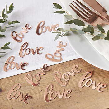 KONFETTI | love | Roséguld