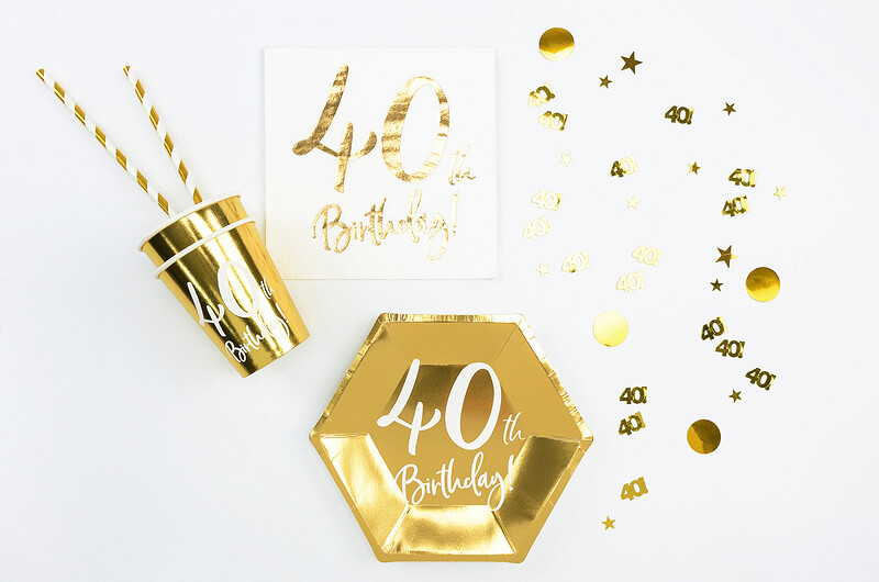 KONFETTI | Milestone | Guld | 40 - 2