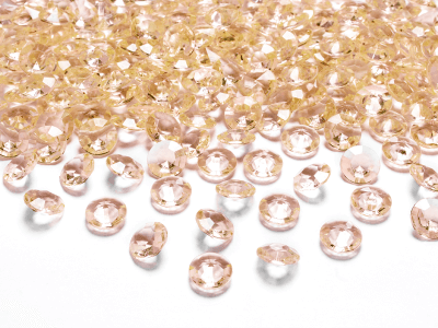 Diamantkonfetti Guld  12 mm ca 100 st