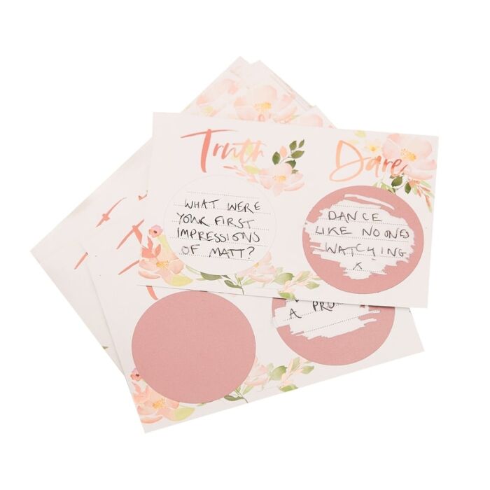 Babyshower lekar Truth or Dare Floral - 2