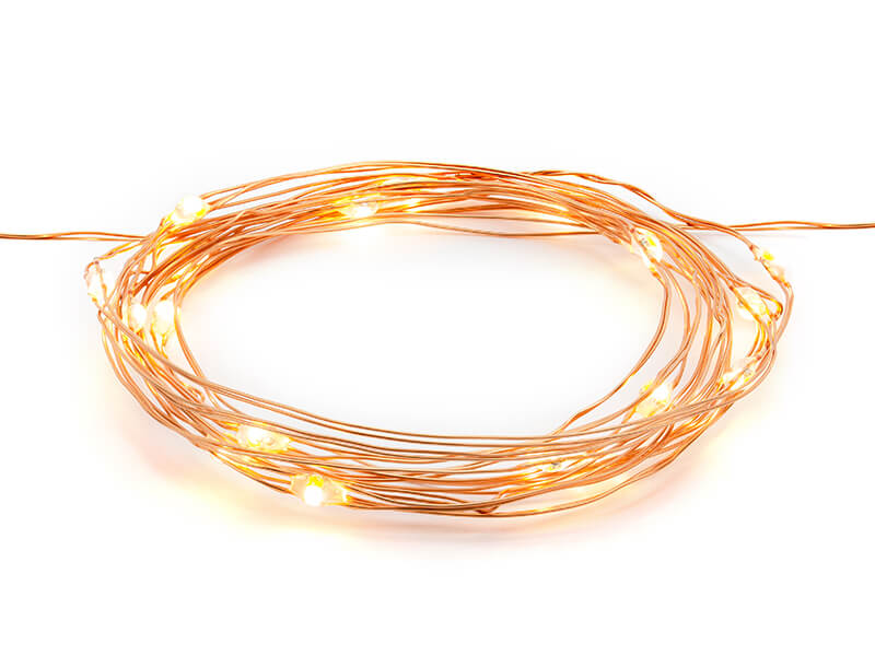 Ljusslinga 20 LED Roséguld