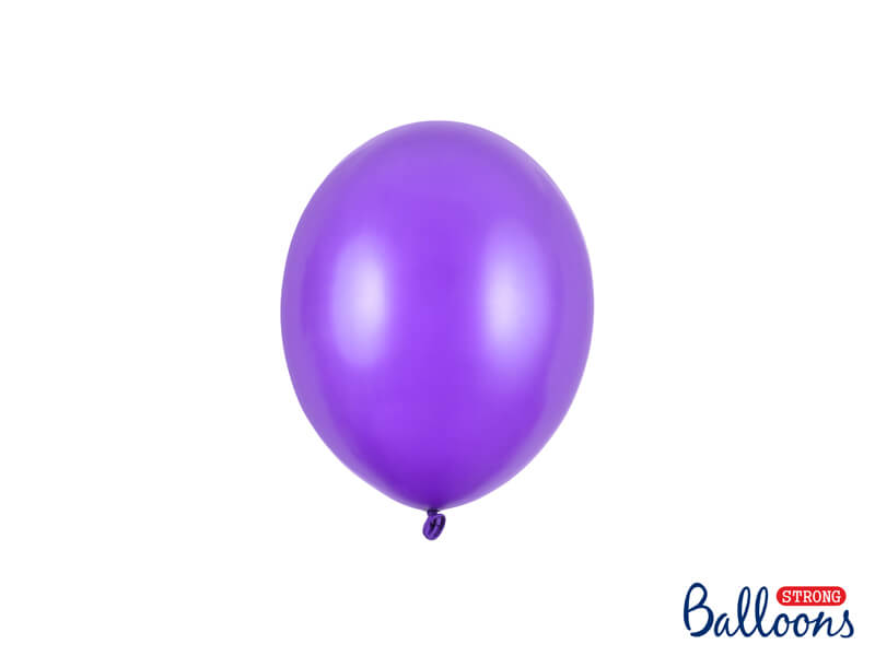 Miniballonger 10-pack 12cm metallic lila