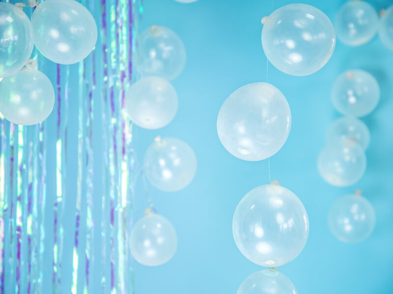 Miniballonger 12 cm Transparent - 2