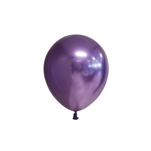 Miniballonger 10-pack 13 cm chrome lila