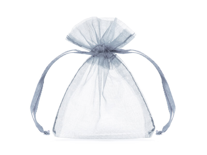 Organzapåsar 10-pack silver