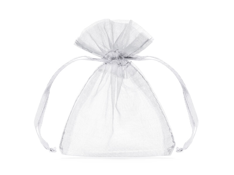 Organzapåsar Vita 10 cm 10-pack