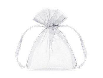 Organzapåsar Vita 10 cm 10-pack