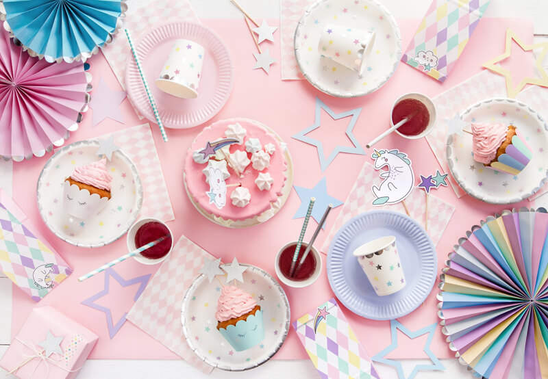 PAPPERSFJÄDRAR | 3-pack | Unicorn - 2